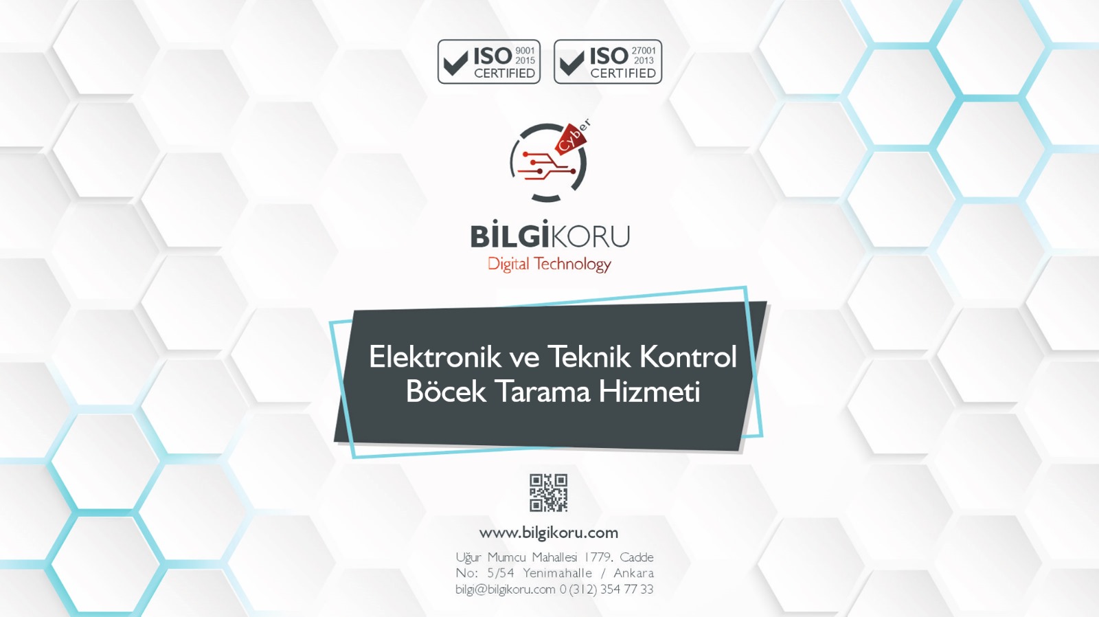 Bilgikoru Veri Kurtarma Bocek tarama hizmeti